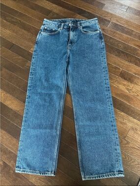 Weekday Classic Blue Straight-Leg Jeans